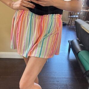 Colorful Striped Women's Skirt